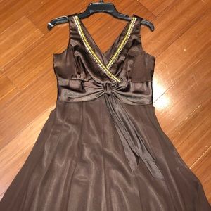 Chiffon Satin Dress